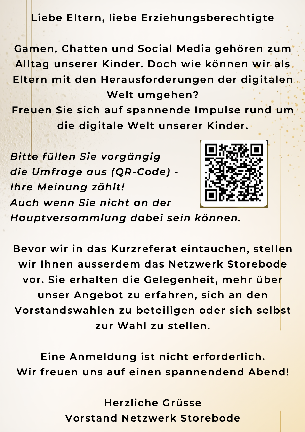 Einladung 2. Hauptversammlung (Front)
