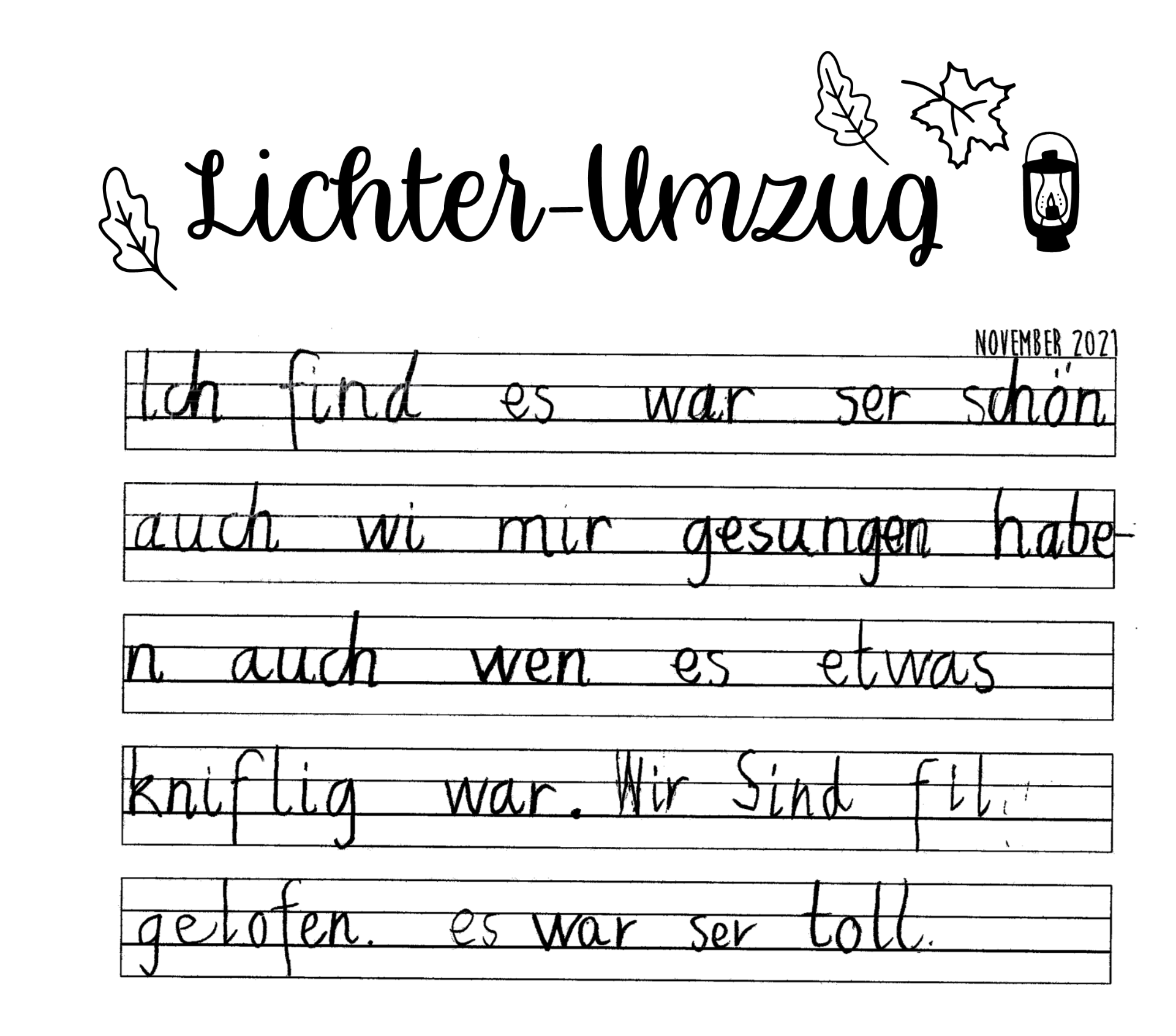 Lichter-Umzug