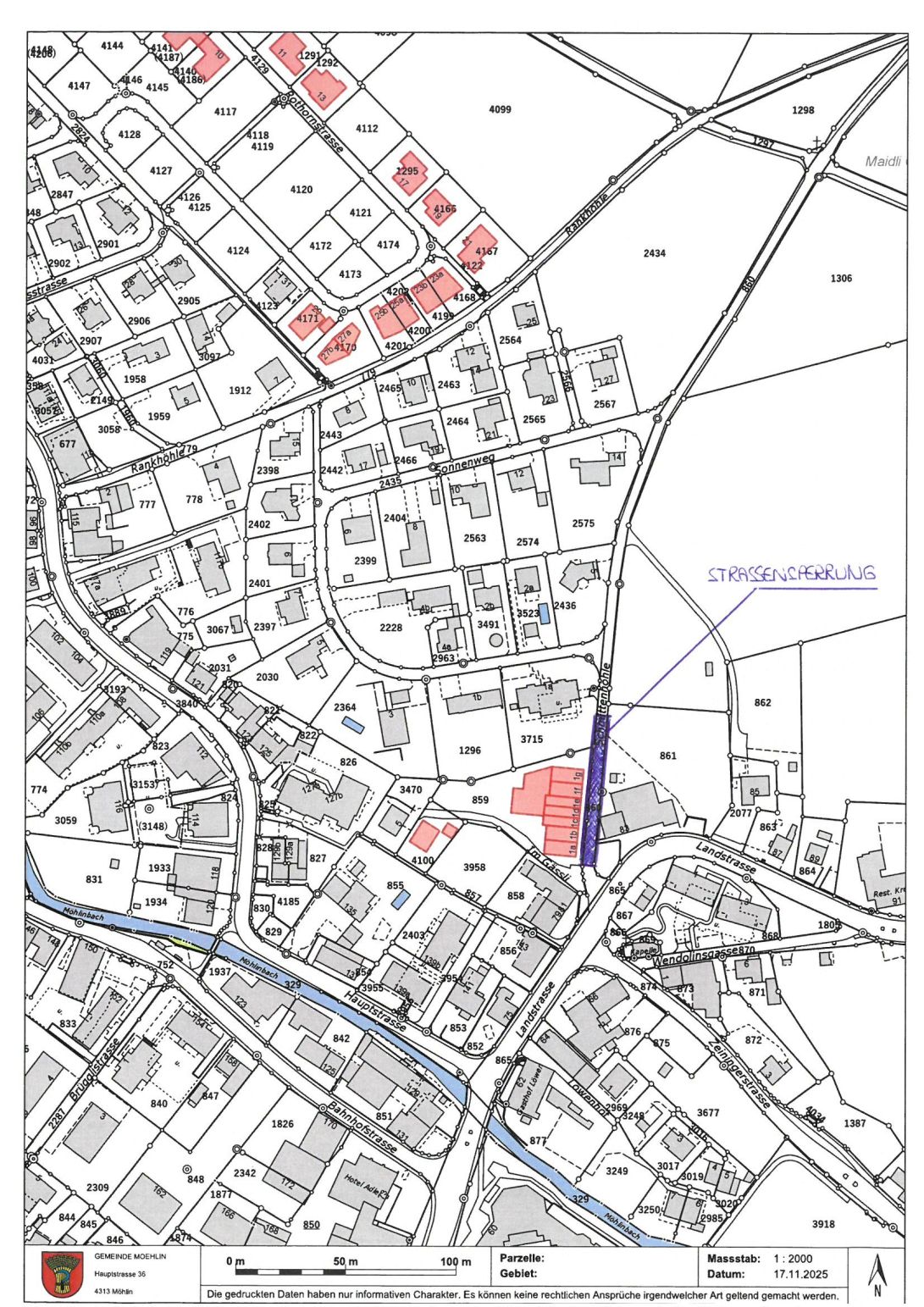 Strassensperrung